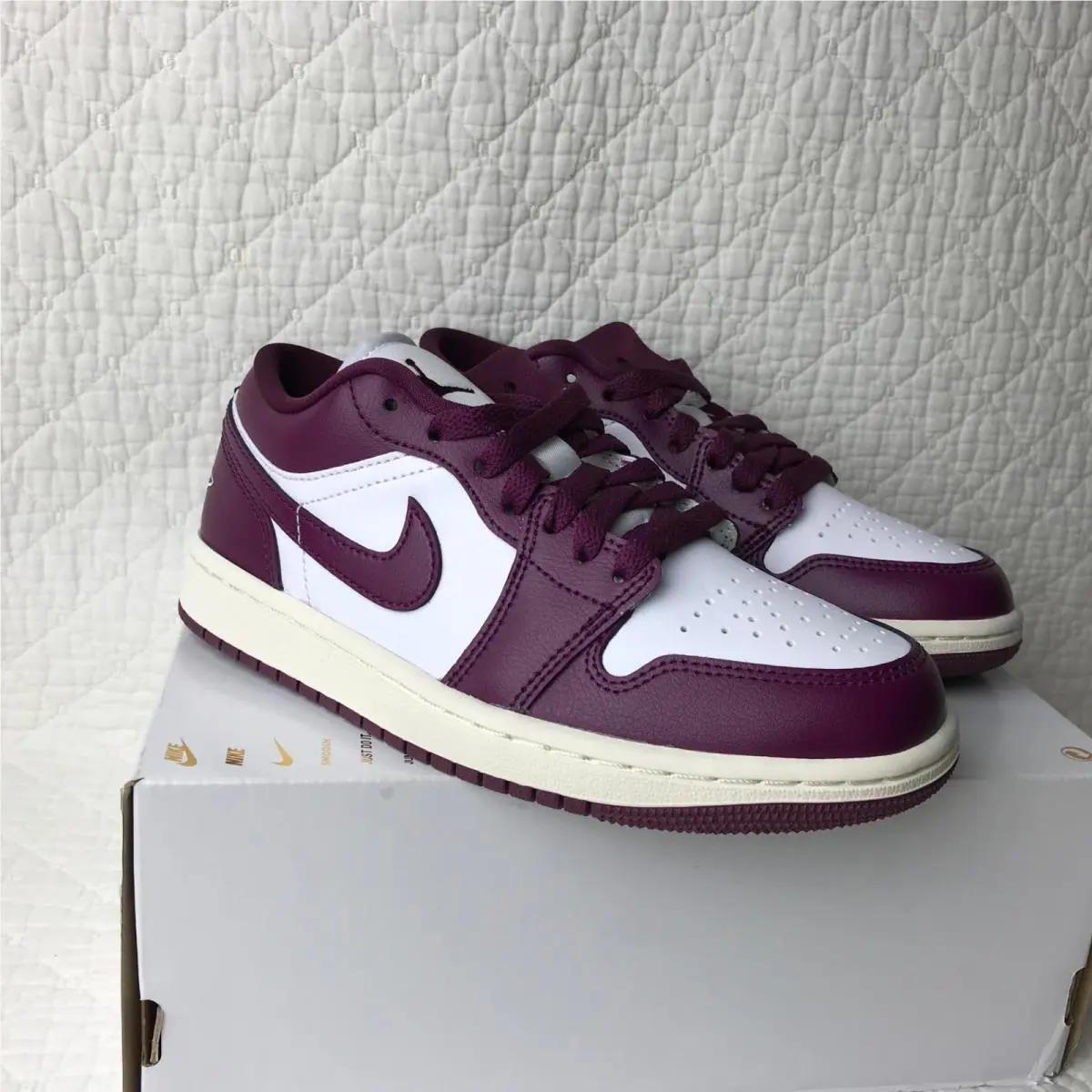 Nike shoes - Nike Air Jordan 1 - Air - DC0774-161 - White/Bordeaux-Sail 7