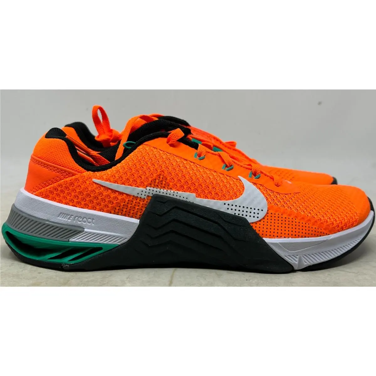 Nike Metcon 7 Orange White Crossfit CZ8281-883 Men`s 6.5 Women`s Size 8 Nolid
