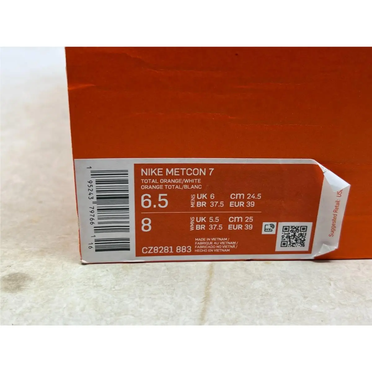 Nike shoes - Nike Metcon - Metcon - CZ8281-883 - Orange 5