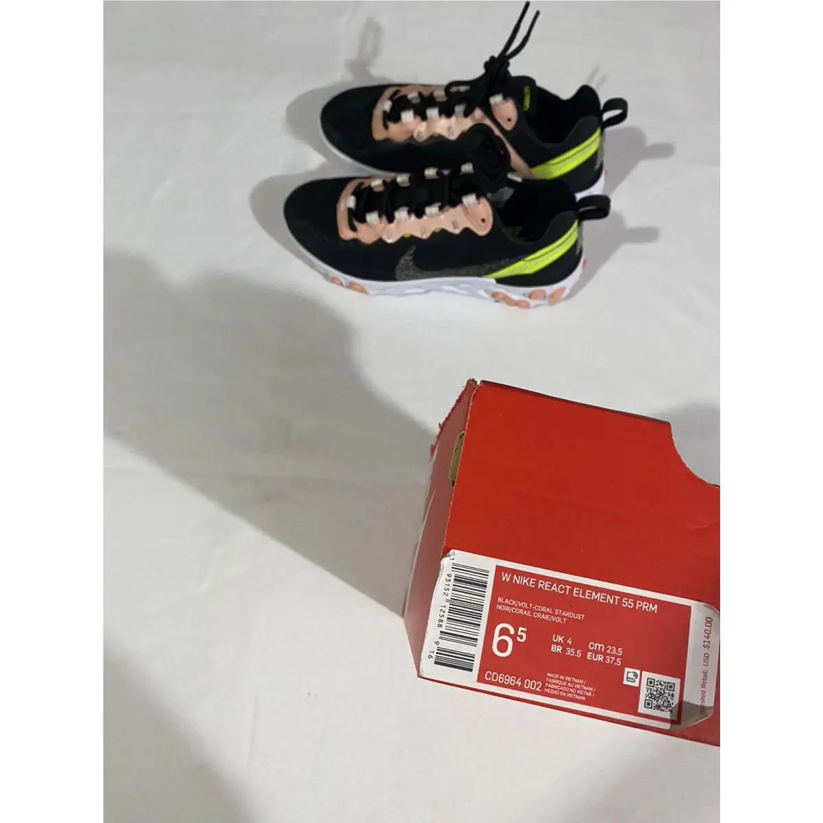 Nike shoes - Nike React Element - React Element - CD6964-002 - Black 8