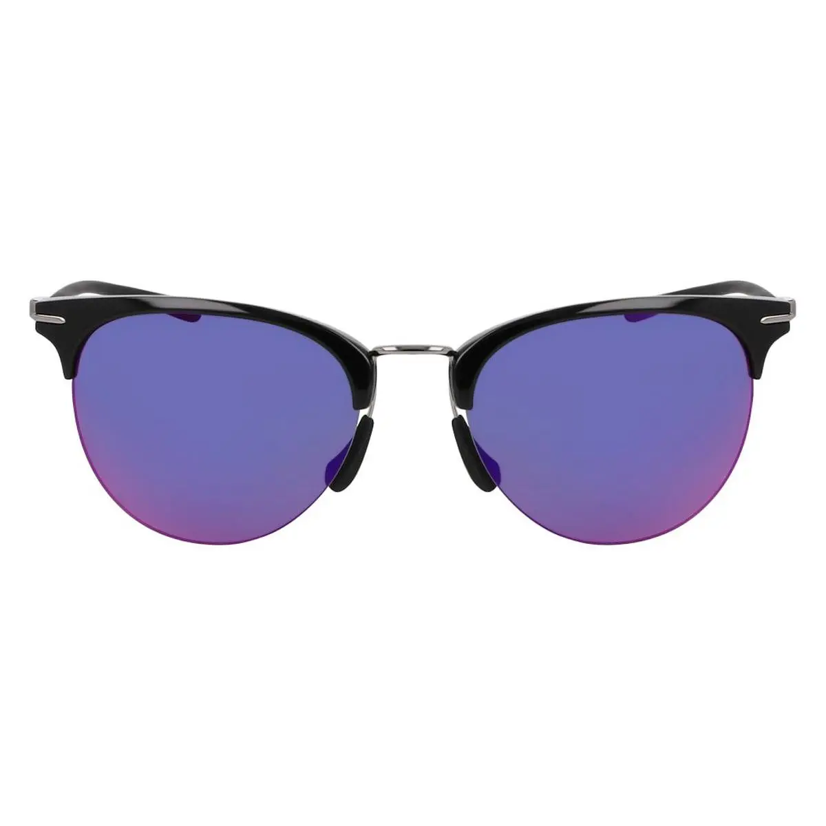 Nike Divot EV24038 Sunglasses Female Black 54mm - Frame: Black, Lens: Infrared Mirrored