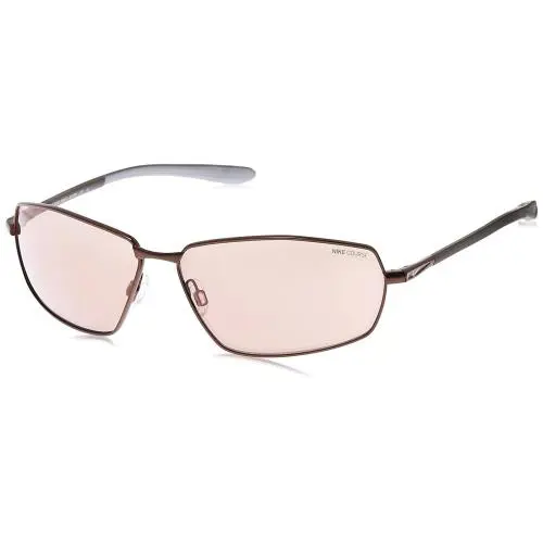 EV1089-220 Mens Nike Pivot Eight E E Sunglasses - Frame: Walnut, Lens: Course Flash Electric