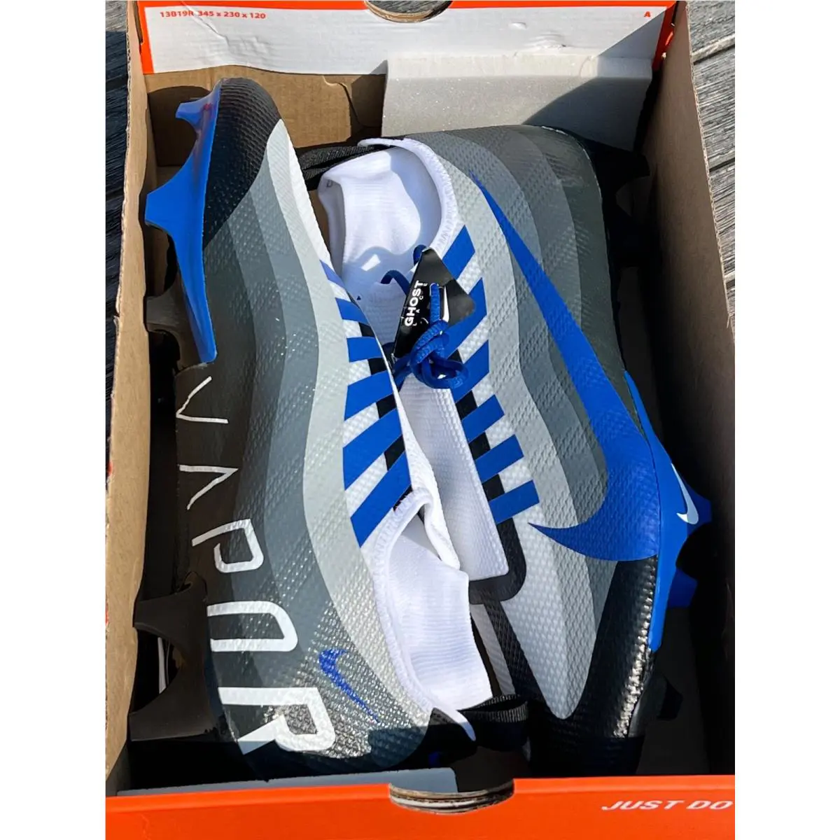 Nike shoes - Vapor Edge Pro 360 - Vapor Edge Pro - DV0778-003 - Black, Game Royal, White, Dark Smoke Grey (UPC: 0195870903152) 13