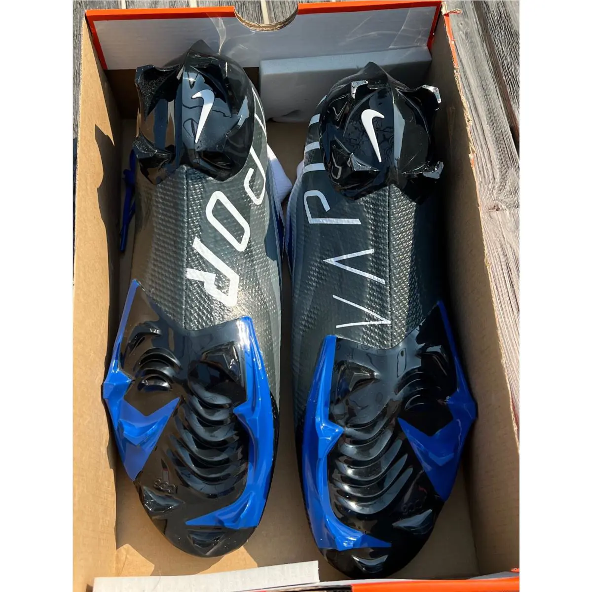 Nike shoes - Vapor Edge Pro 360 - Vapor Edge Pro - DV0778-003 - Black, Game Royal, White, Dark Smoke Grey (UPC: 0195870903152) 15