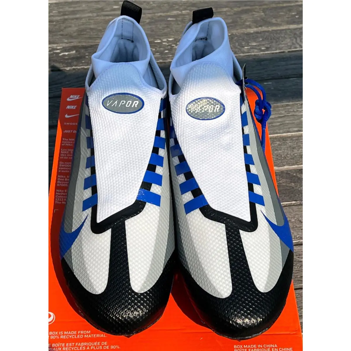Nike shoes - Vapor Edge Pro 360 - Vapor Edge Pro - DV0778-003 - Black, Game Royal, White, Dark Smoke Grey (UPC: 0195870903152) 6