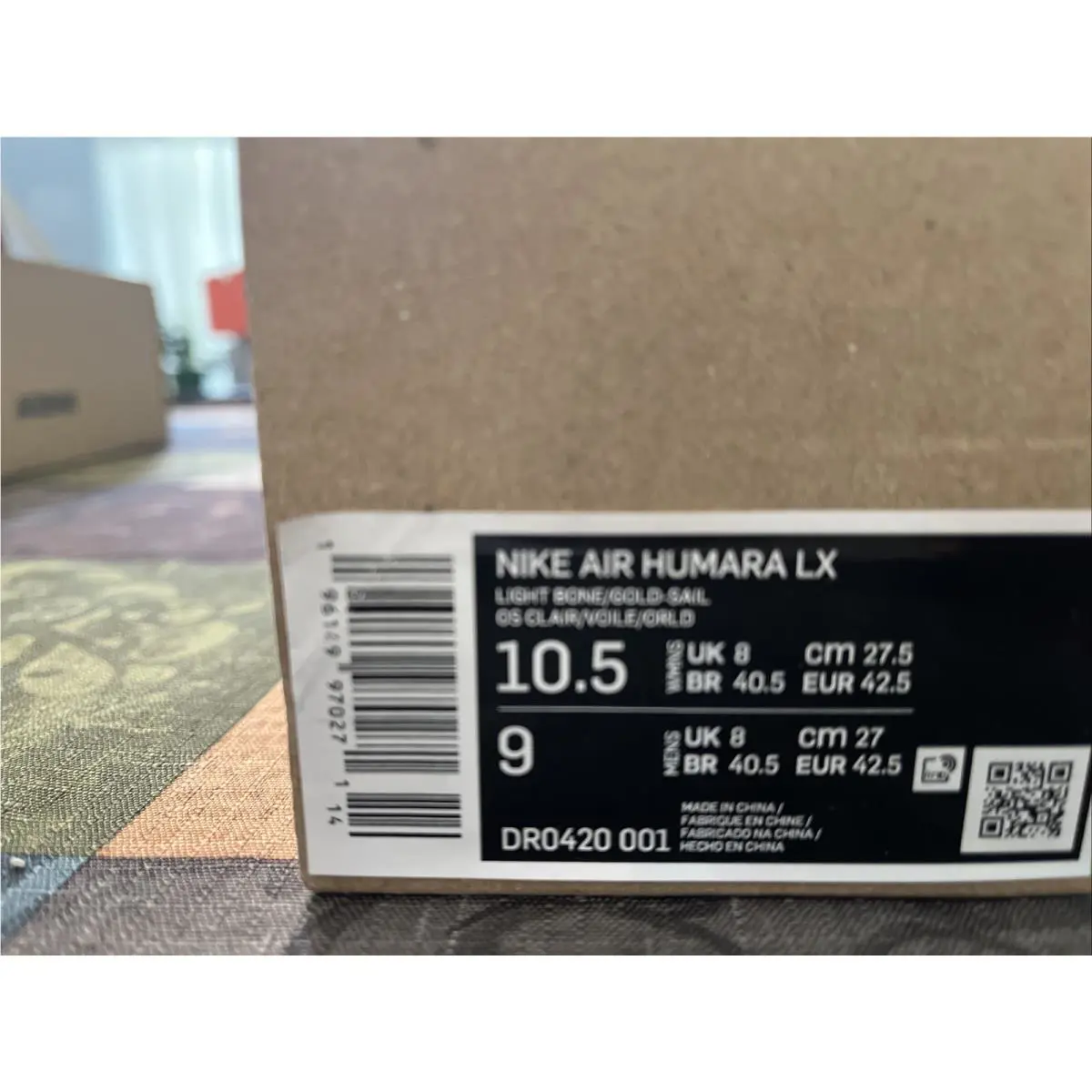Nike shoes - Nike Air Humara LX - Air Humara - DR0420-001 - Light Bone / Gold Sail 14