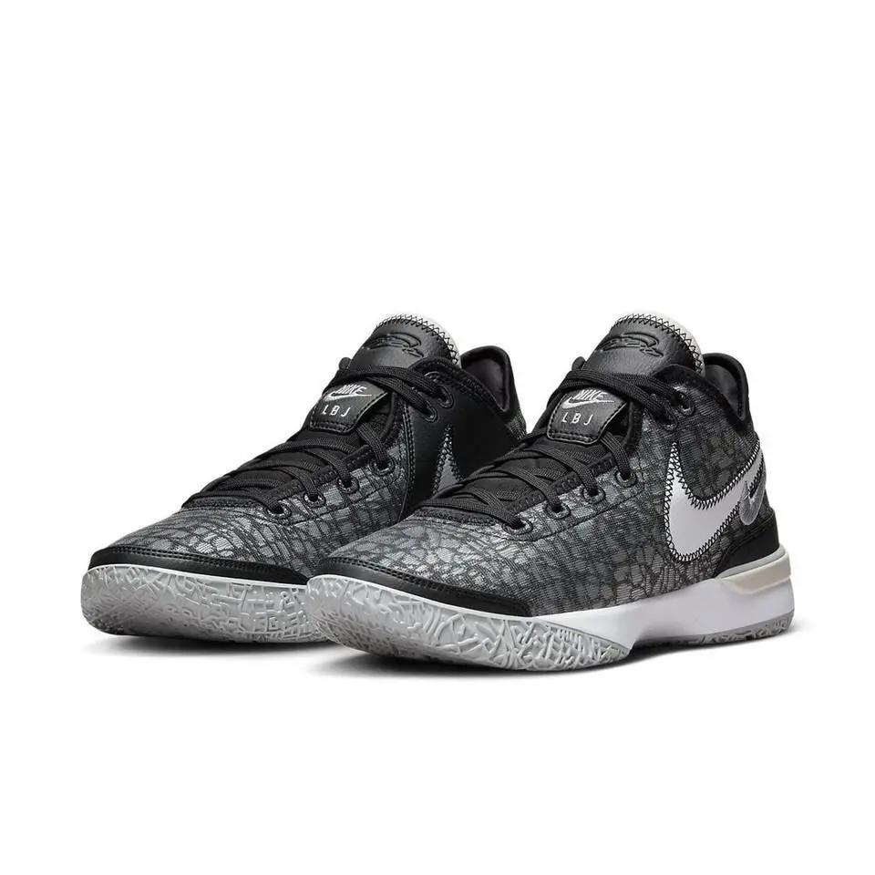 Nike Zoom Lebron Nxxt Gen Black-wolf Grey-white Sz 8 DR8784-005