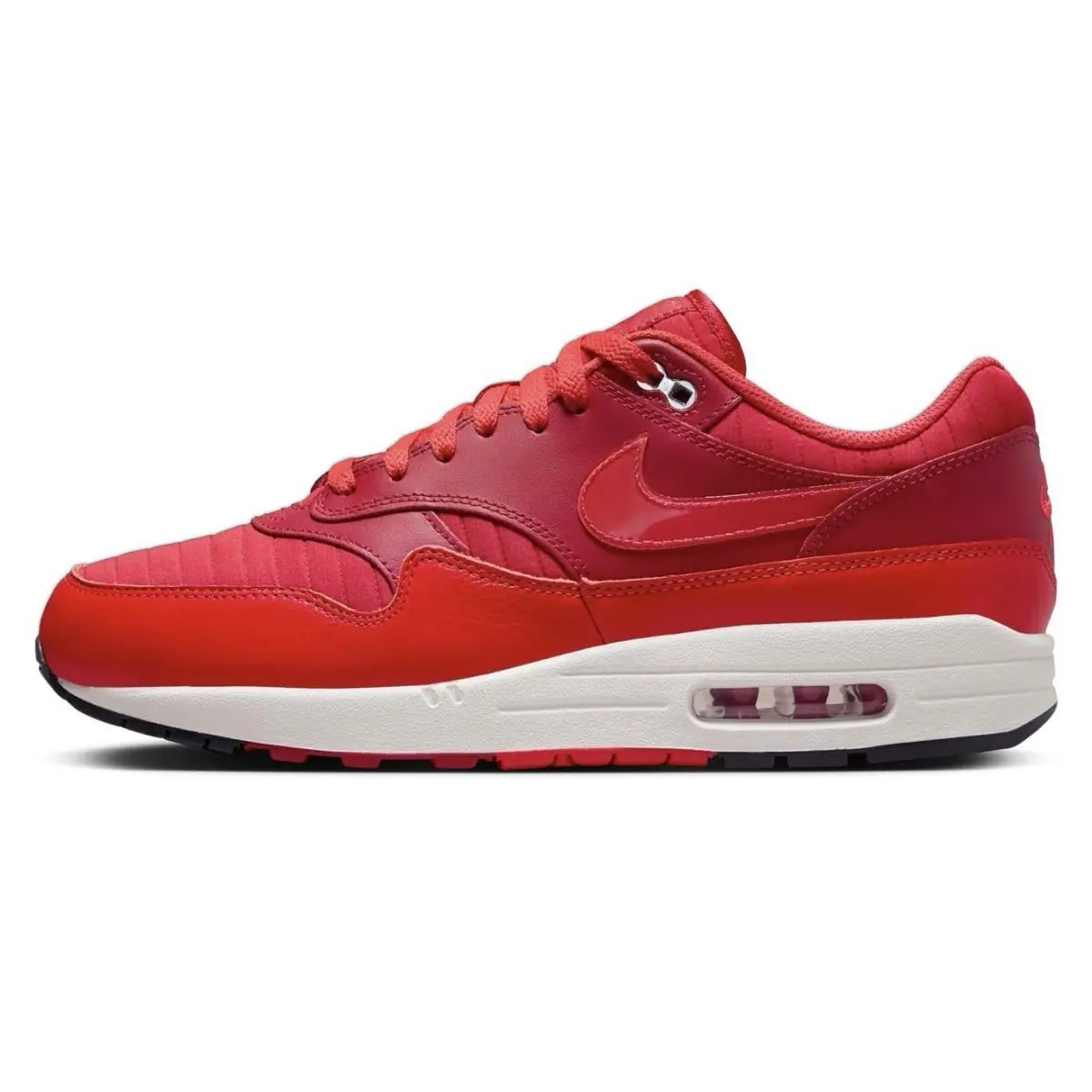 Nike Air Max 1 Men`s 10 Shoes HQ3607 687 Gym Red/university Red/light Crimson - Red