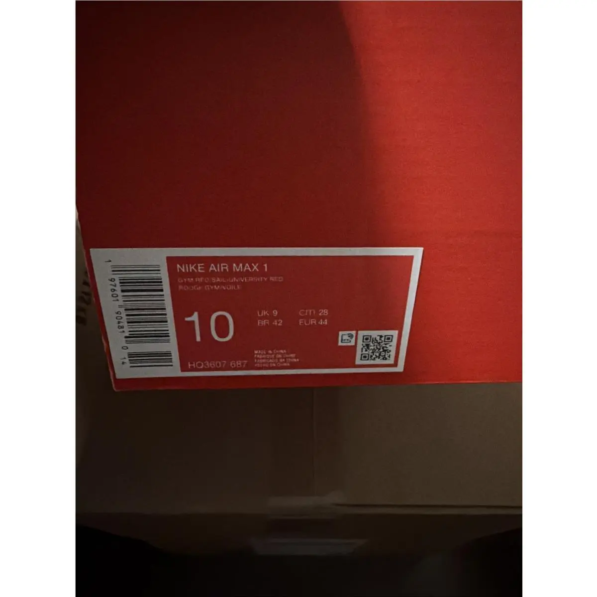 Nike shoes - Nike Air Max 1 - Air Max - HQ3607-687 - Red 3