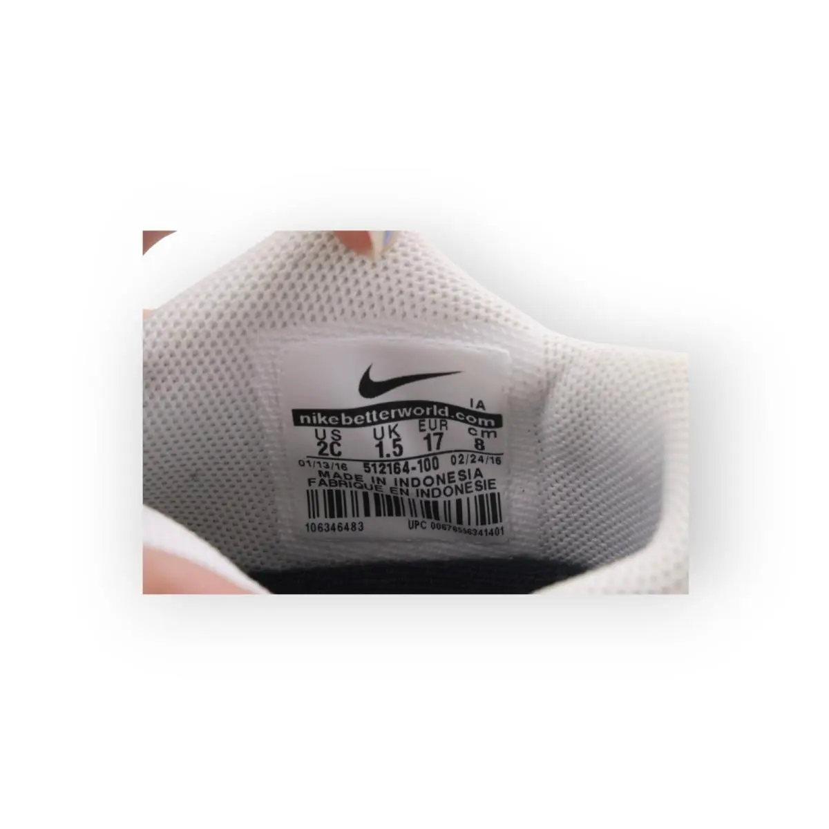 Nike shoes - White (UPC: 676556341401) 4