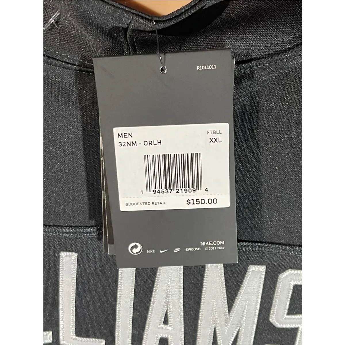 Nike clothing - Nike - 32NM-ORLH - Black Silver (UPC: 194537219094) 3