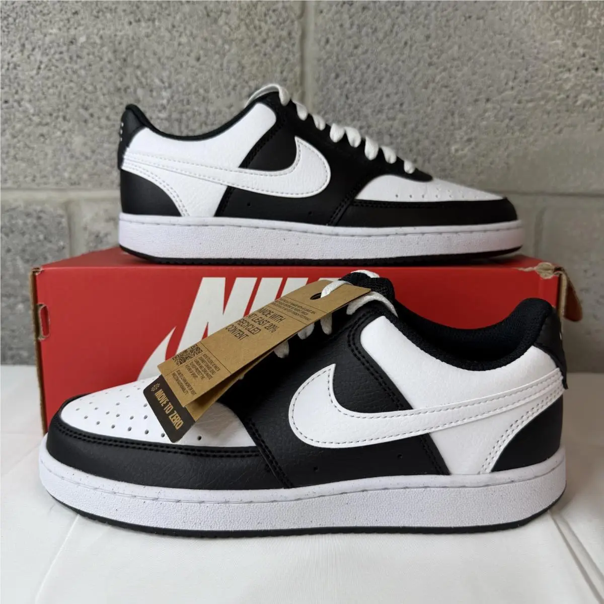 Court Vision Low Black/white DH3158-003 Women’s Size 6.5 by Nike