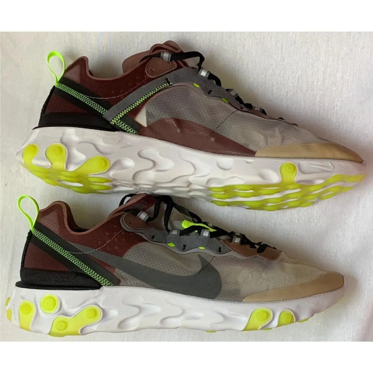 Nike shoes - Nike React Element - React Element - AQ1090-002 - Brown (UPC: 0886548901494) 6