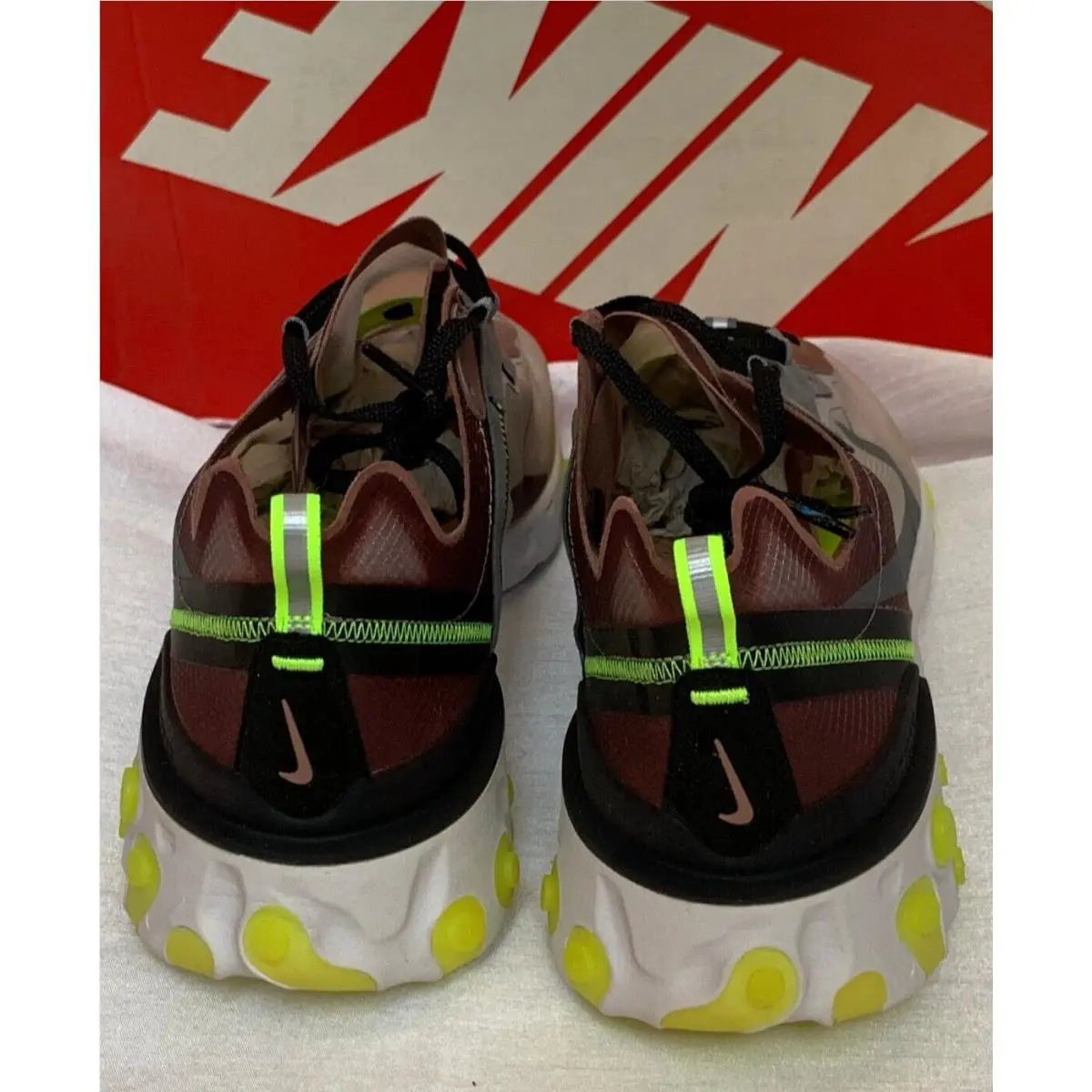 Nike shoes - Nike React Element - React Element - AQ1090-002 - Brown (UPC: 0886548901494) 0