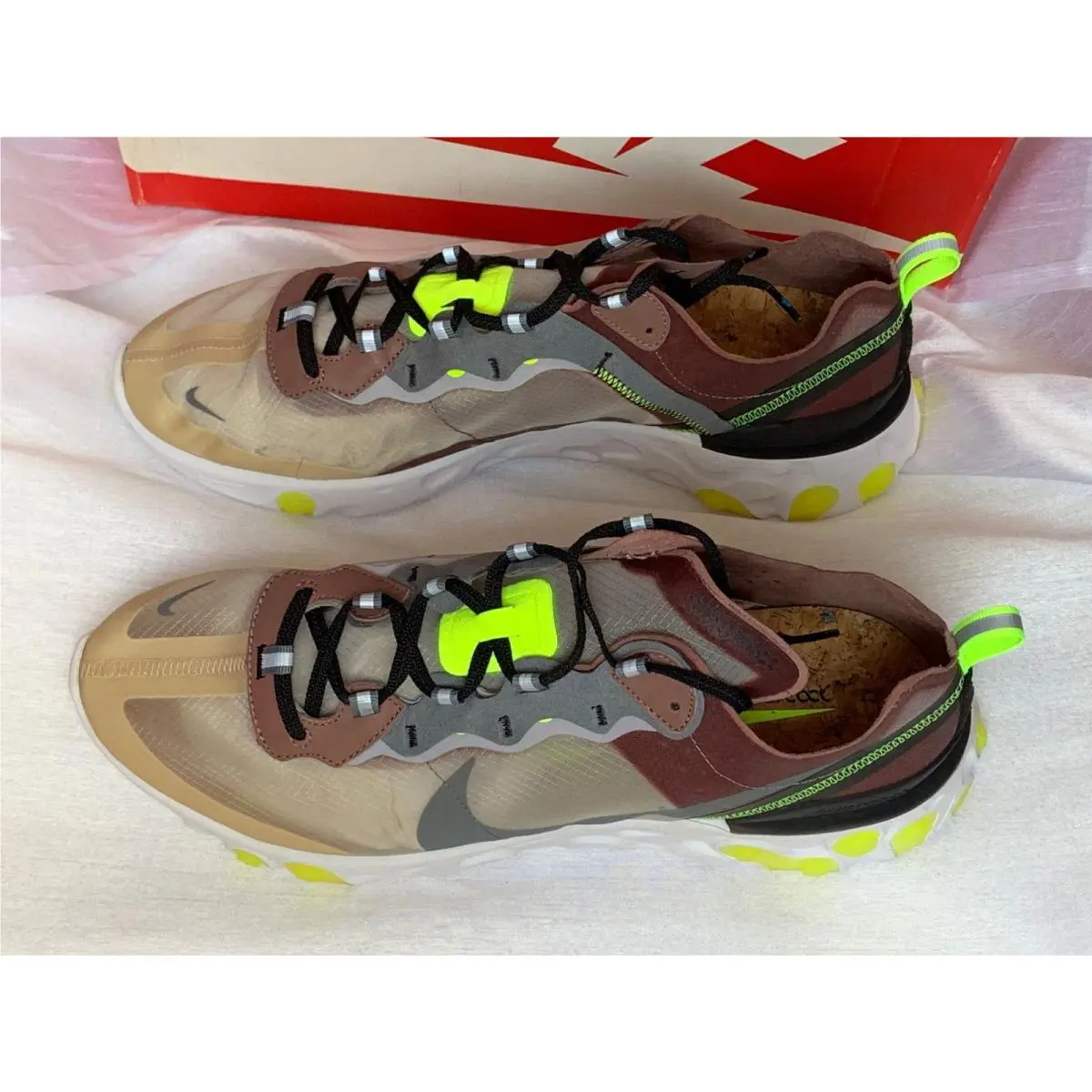Nike shoes - Nike React Element - React Element - AQ1090-002 - Brown (UPC: 0886548901494) 5