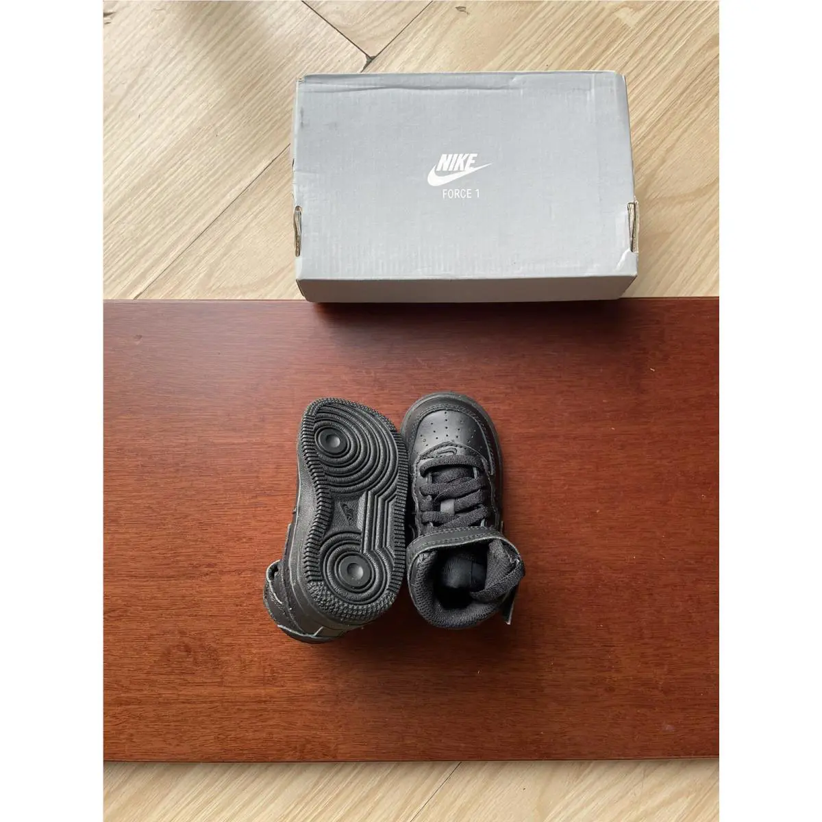 Nike shoes - Nike Air Force 1 - Air Force - Black 3