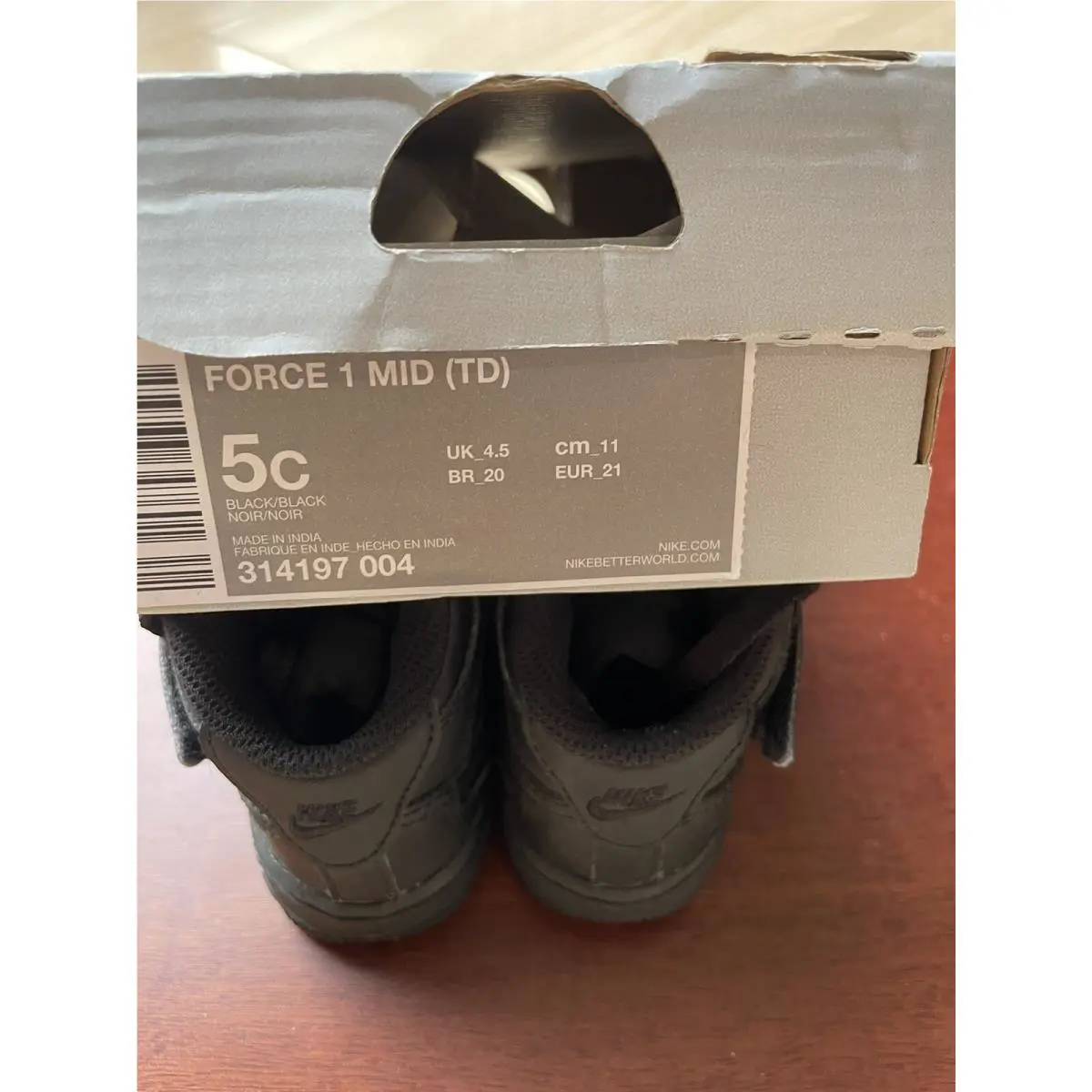 Nike shoes - Nike Air Force 1 - Air Force - Black 4