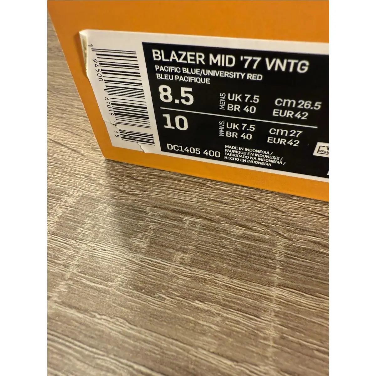 Nike shoes - Hardwood Classics - Hardwood Classics - DC1405-400 - Blue, Manufacturer: Blue (UPC: 0194500670228) 10