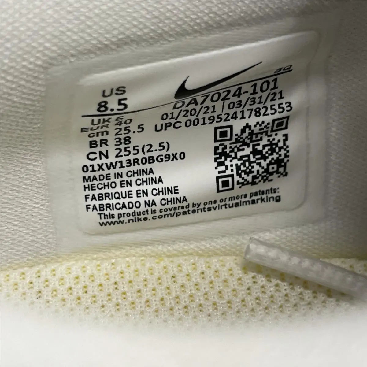Nike shoes - Nike Air Force 1 - Air Force - DA7024-101 - White 7