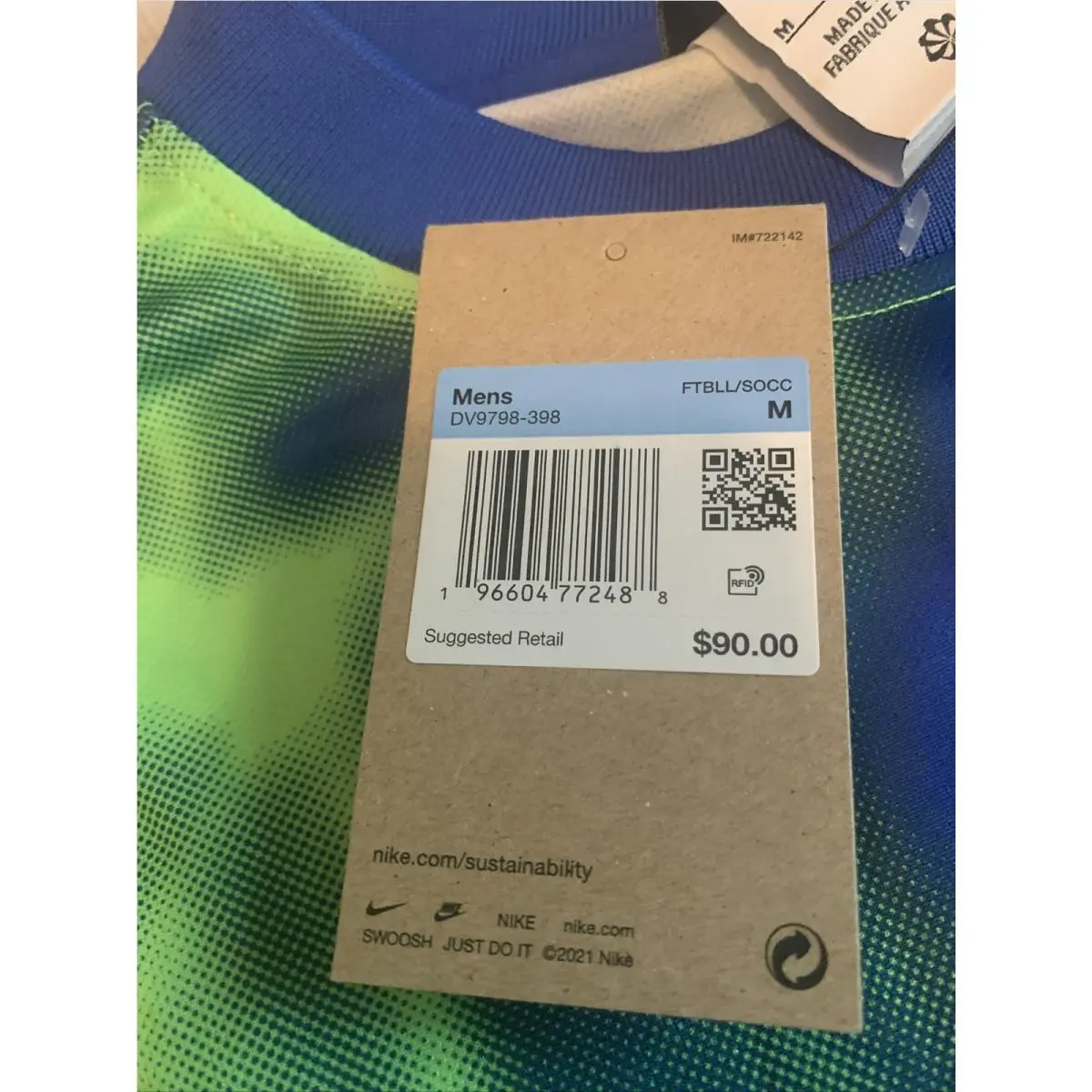 Nike clothing - Nike Dri-Fit - DV9798398 - Green & Blue 2