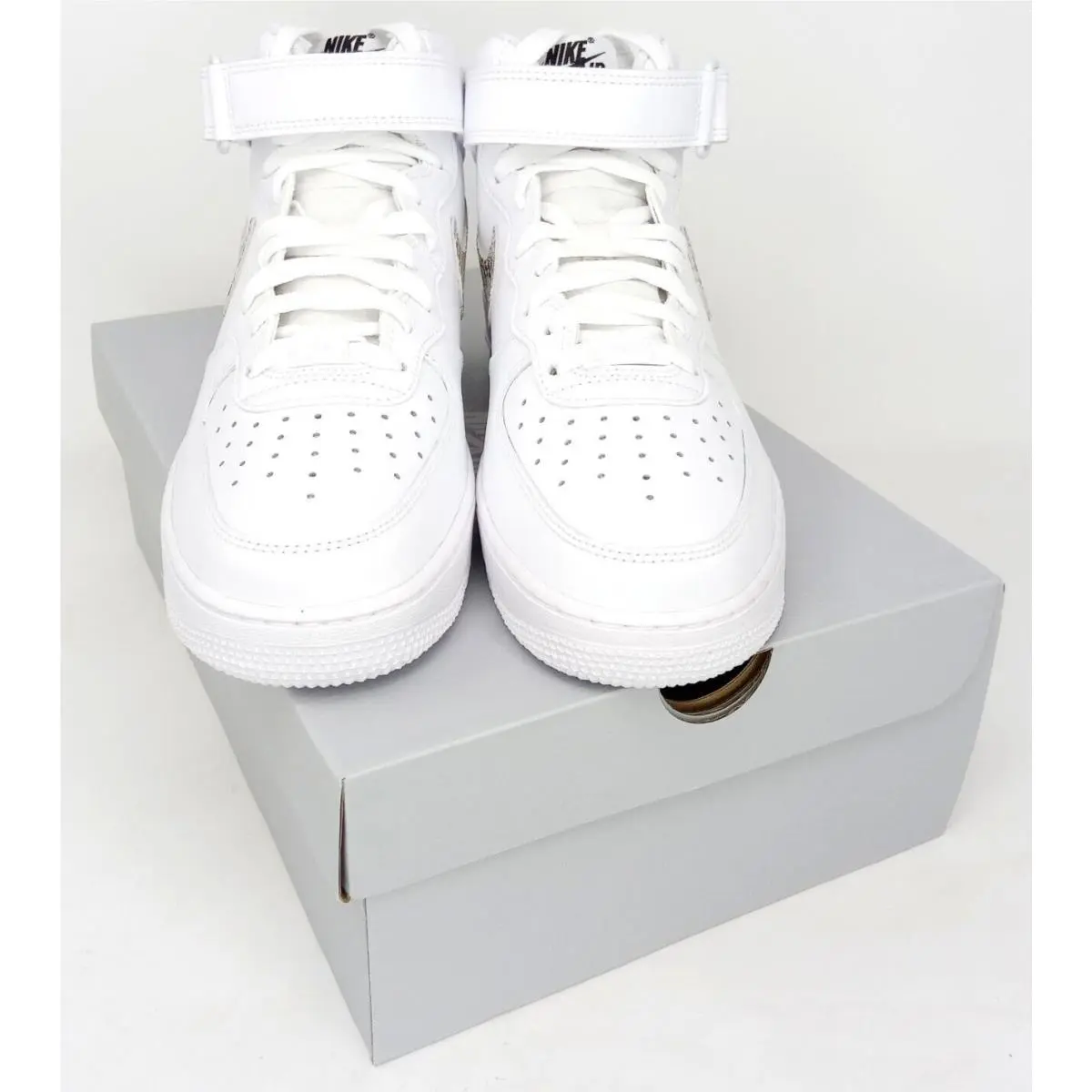 Nike shoes - Nike Air Force 1 `07 Mid - DD9625-101 - White (UPC: 196153960244) 9