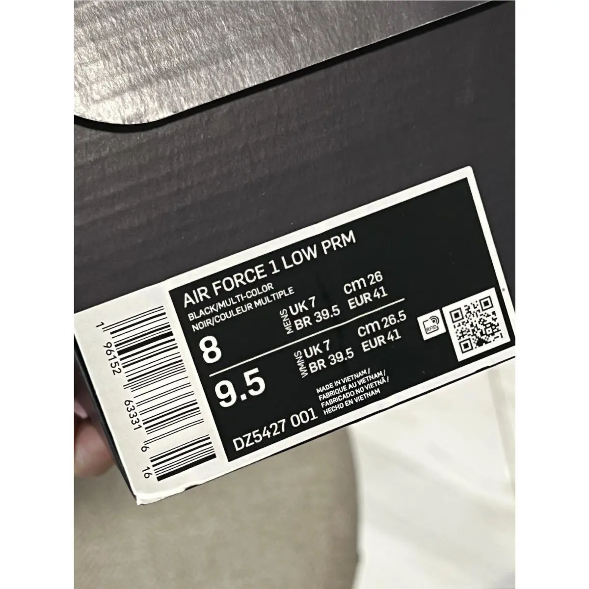 Nike shoes - Nike Air Force 1 - Air Force - DZ5427-001 - Black 11