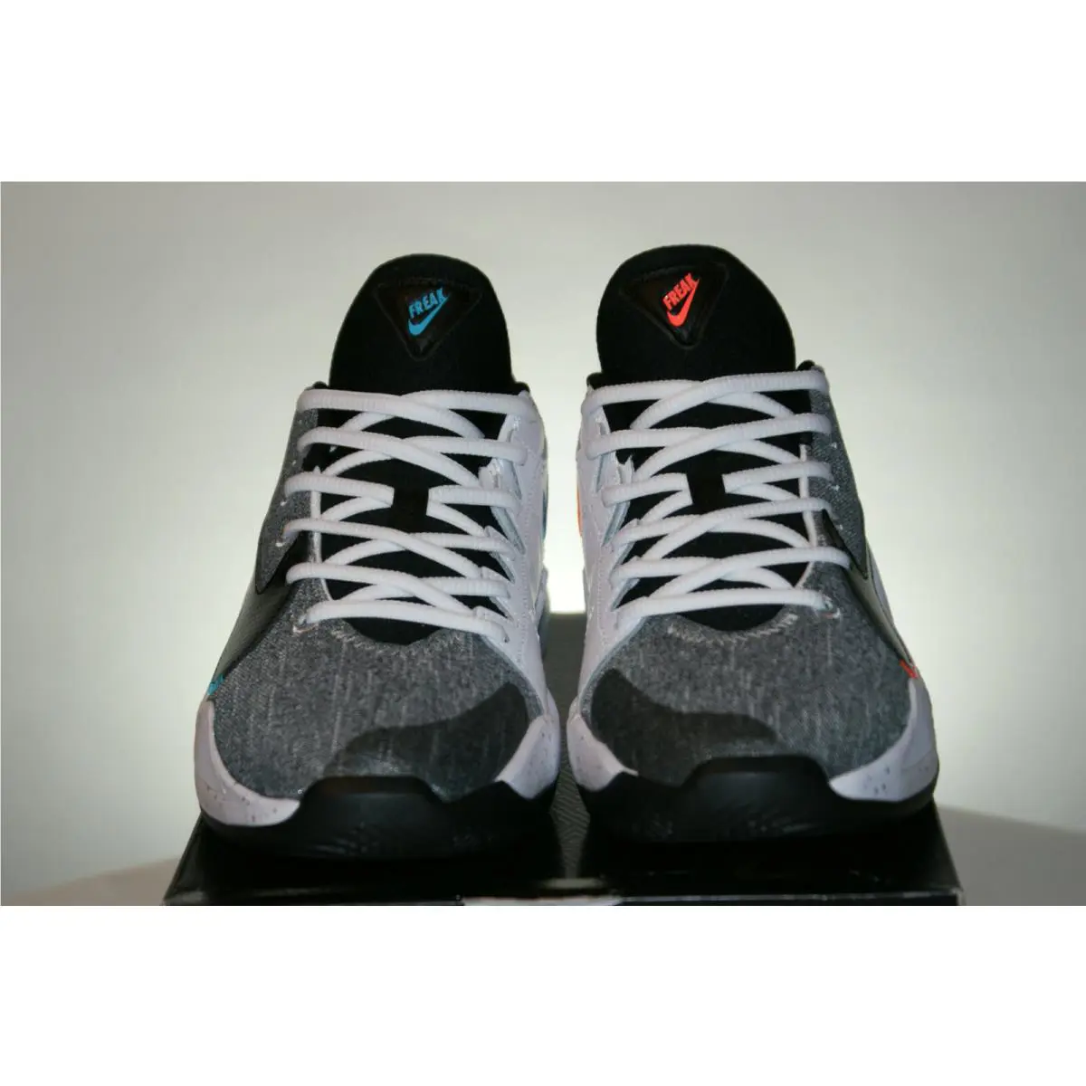 Nike shoes - GIANNIS FREAK 2 - GIANNIS FREAK - CW3227101 - White / Black / bright mango (UPC: 194958584405) 5