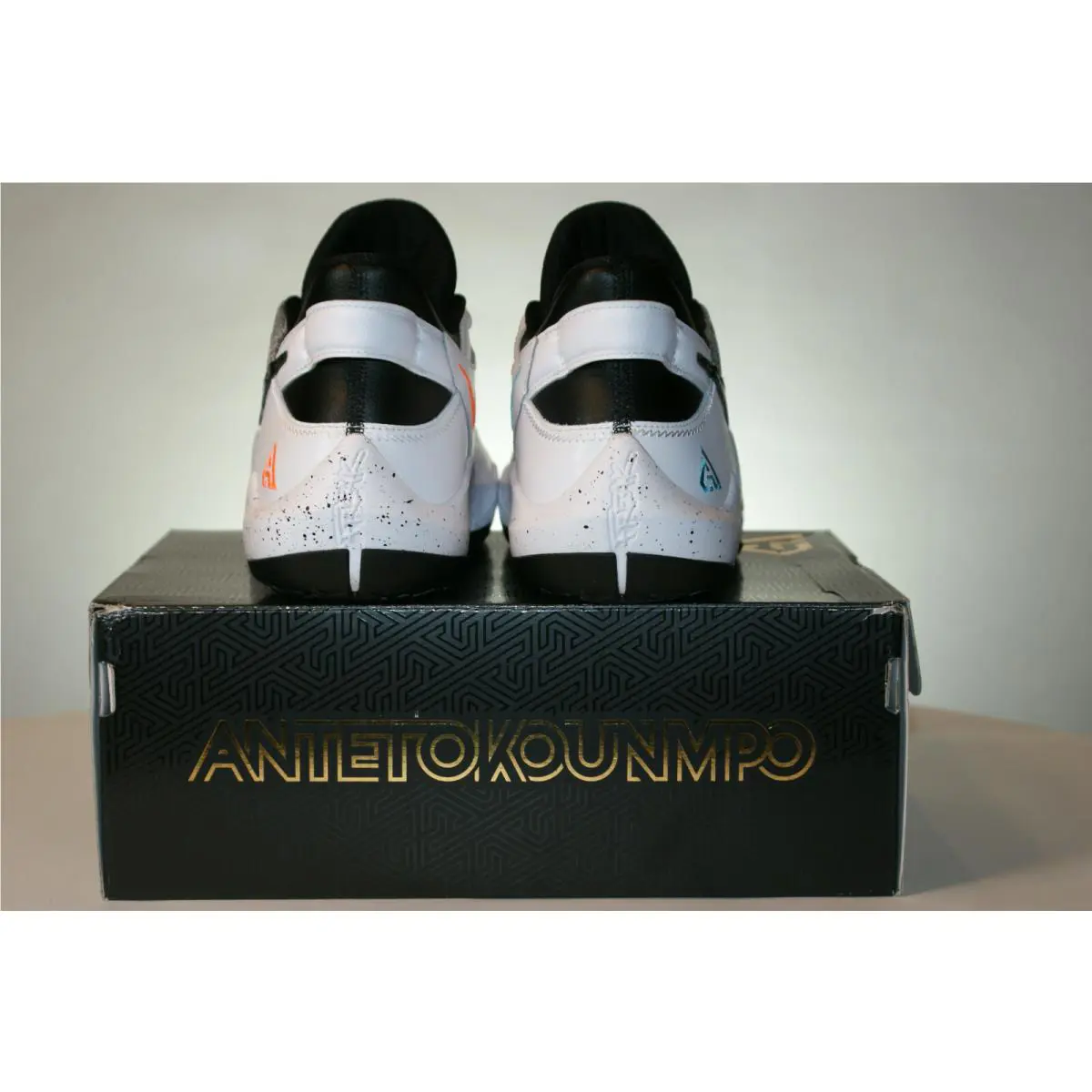 Nike shoes - GIANNIS FREAK 2 - GIANNIS FREAK - CW3227101 - White / Black / bright mango (UPC: 194958584405) 7