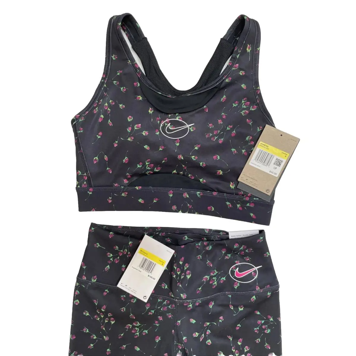 Nike clothing - FB2059-010 - FB2059-010 - Black With Rose Print (UPC: 196152542571) 1