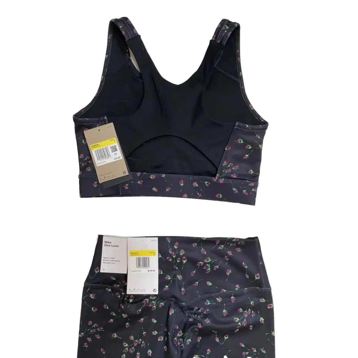 Nike clothing - FB2059-010 - FB2059-010 - Black With Rose Print (UPC: 196152542571) 3