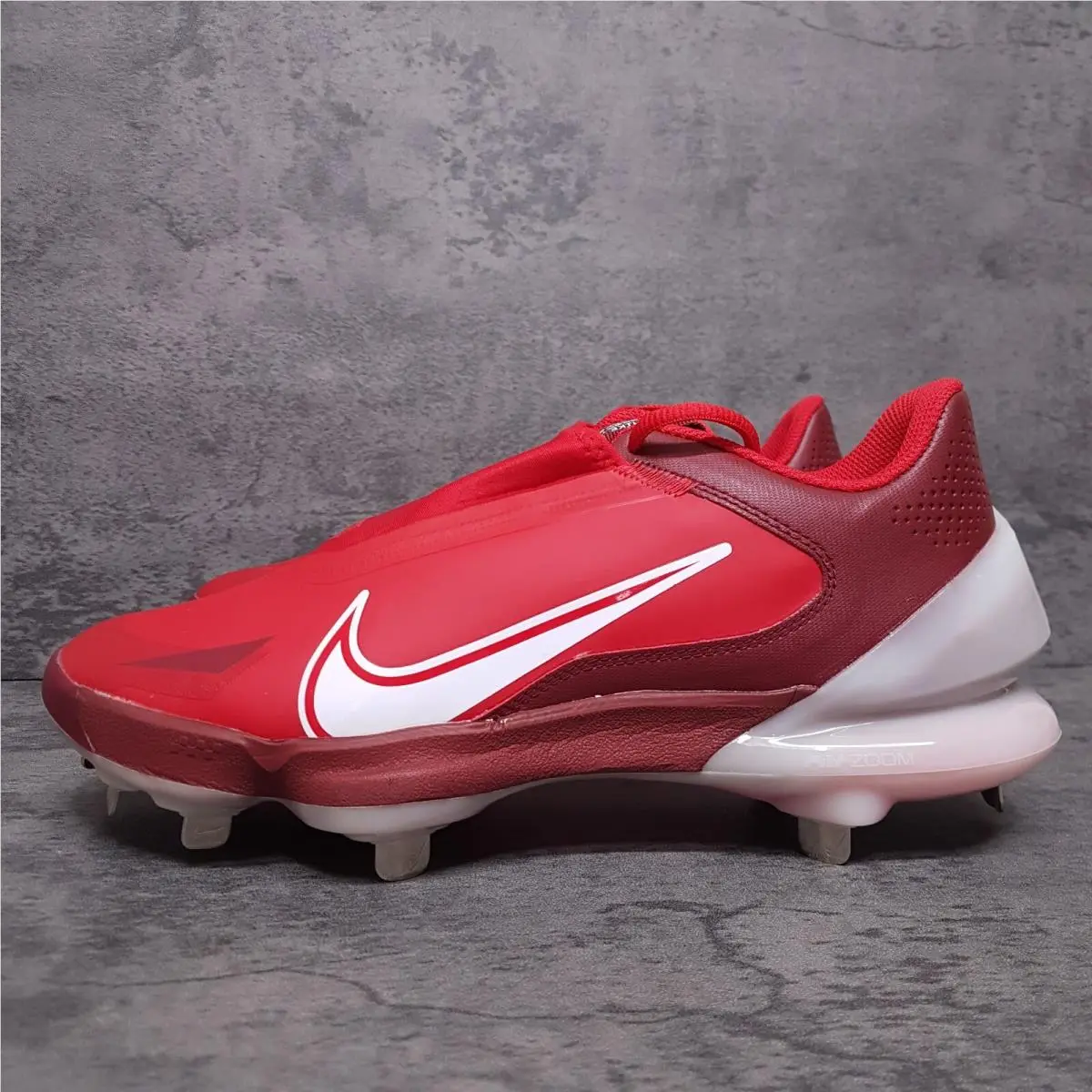 Nike Force Zoom Trout 8 Pro Baseball Cleats Mens 8 University Red CZ5915-616
