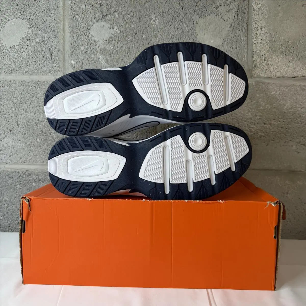 Nike shoes - Nike Air Monarch IV - Air Monarch - 416355-102 - White/Blue 2
