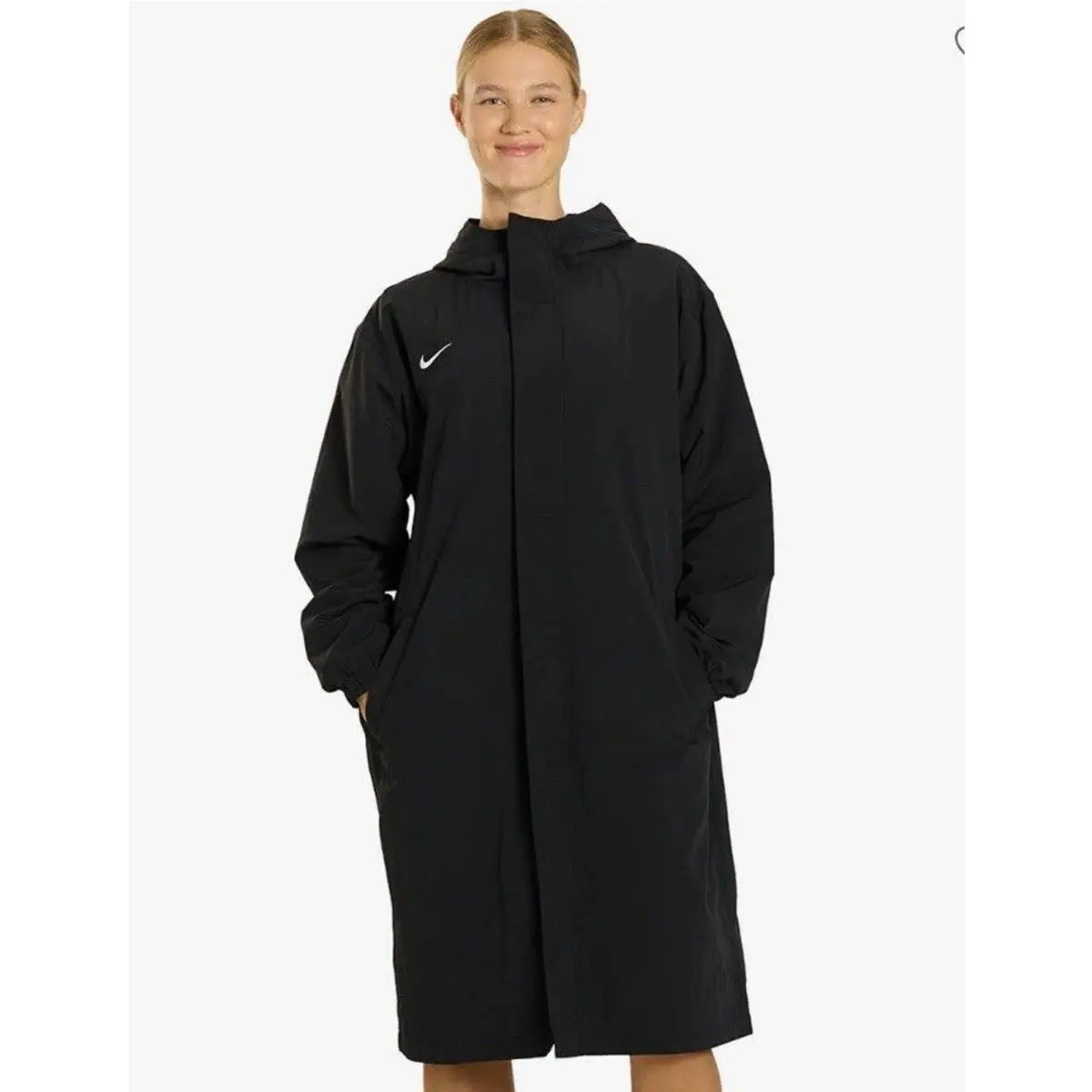 Protect Shield Repel Black Basketball Parka Jacket AJ6719-010 Sz S-tall by Nike