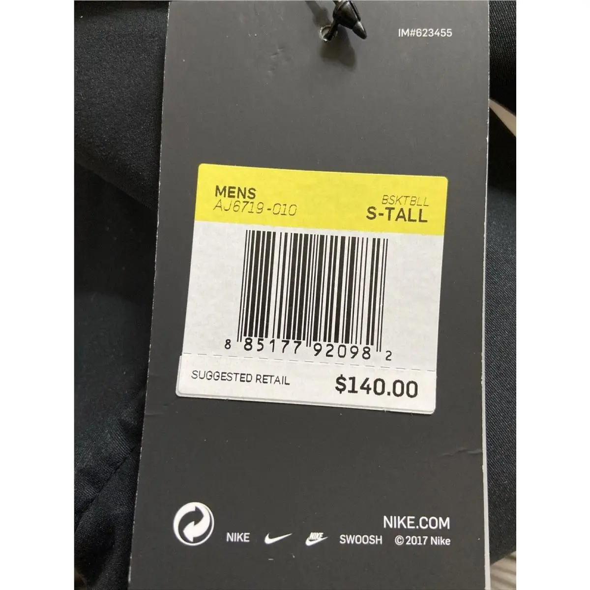 Nike clothing - Nike Shield - Shield - AJ6719-010 - Black (UPC: 885177920982) 2