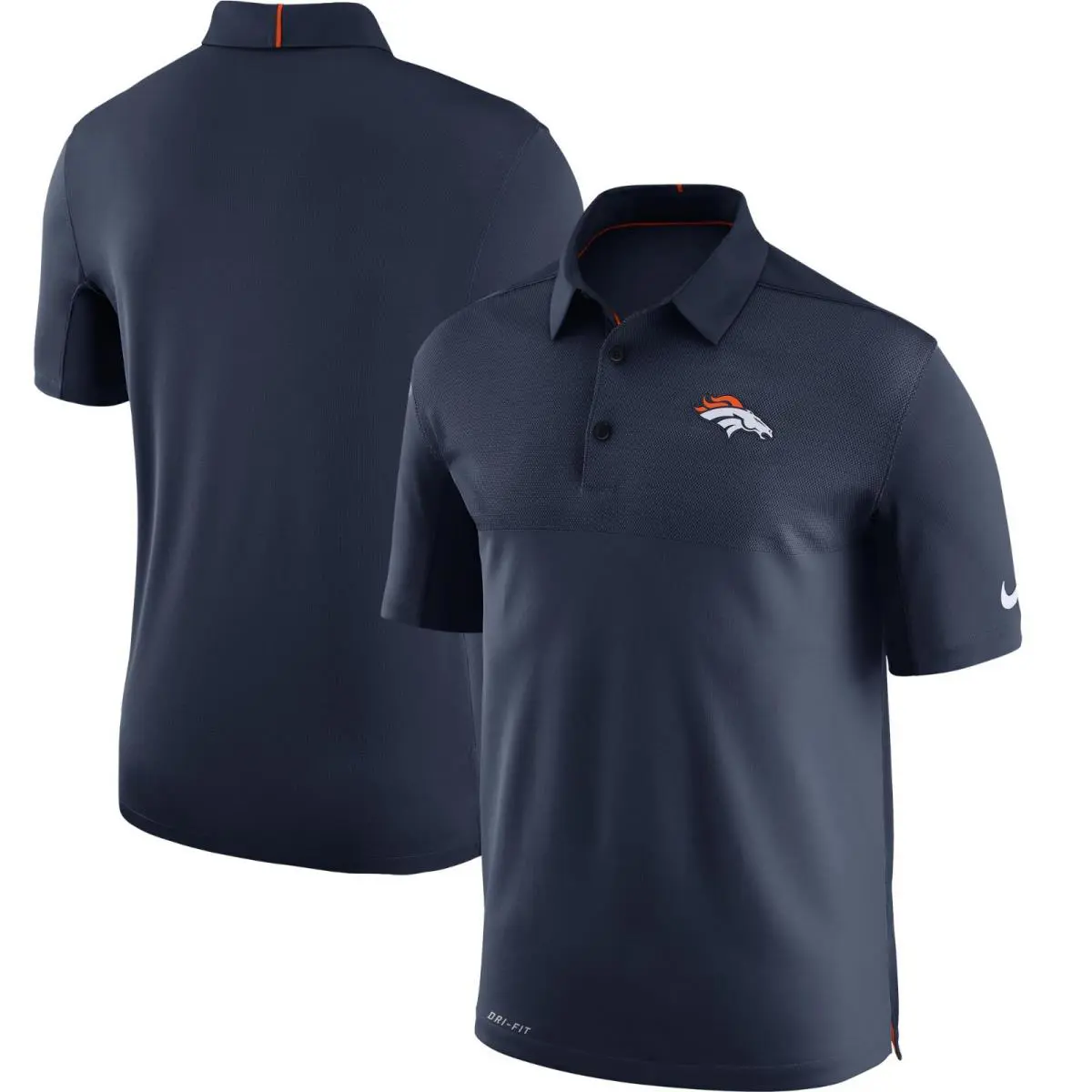 Nike Dry Elite Coaches Denver Broncos Dri-fit Polo Shirt XL X-lrg 837190-419