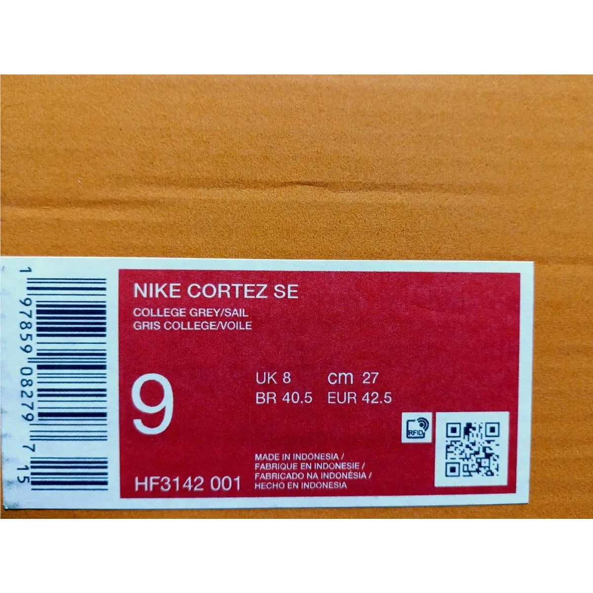 Nike shoes - Nike Cortez - Cortez - HF3142-001 - Gray (UPC: 197859082797) 4