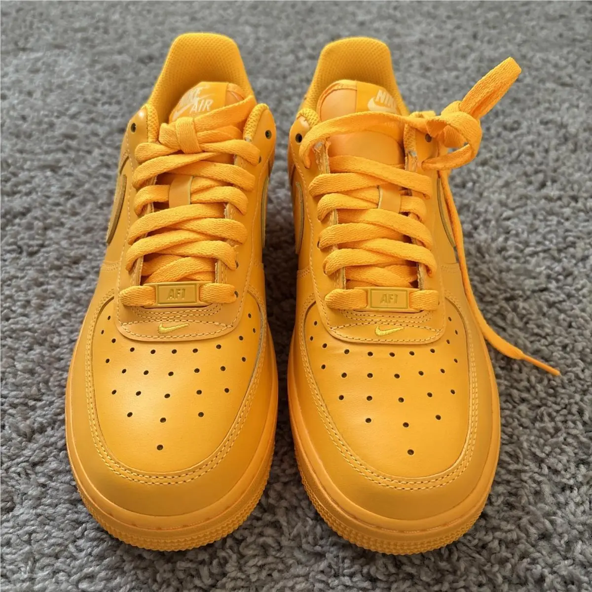 Nike Air Force 1 `07 Low `laser Orange` HJ7324-845 Women`s Size 8