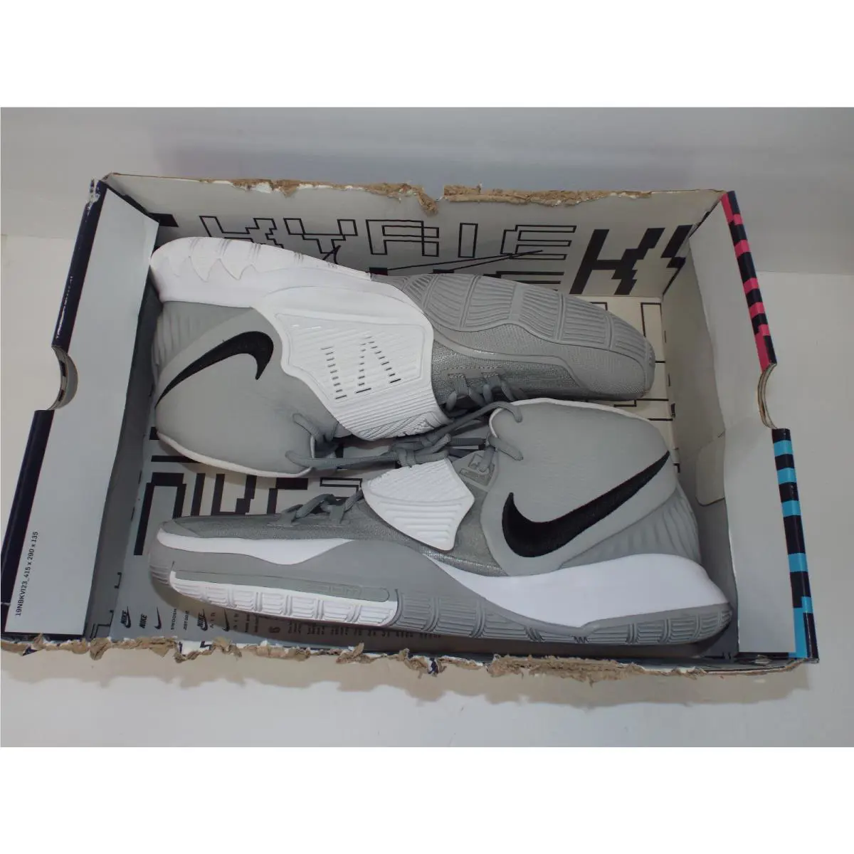 Nike shoes - Kyrie 6 TB Promo - Kyrie Promo - CW4142-002 - Flat Silver & White 2