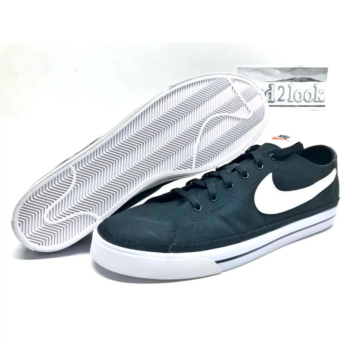 Nike shoes - Nike-Court Legacy Cnvs - Legacy Cnvs - CW6539 002 - Black (UPC: 0194501541275) 0