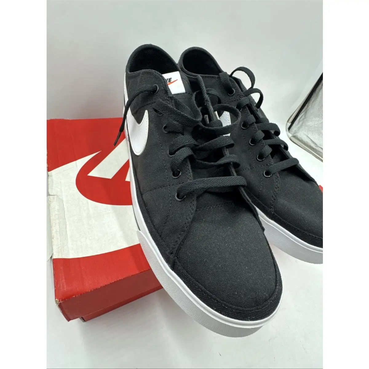 Nike shoes - Nike-Court Legacy Cnvs - Legacy Cnvs - CW6539 002 - Black (UPC: 0194501541275) 8