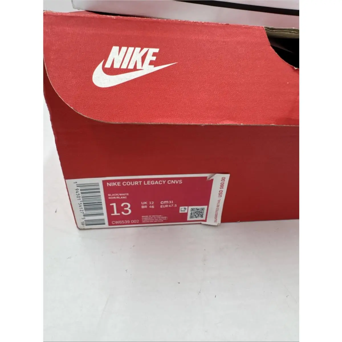 Nike shoes - Nike-Court Legacy Cnvs - Legacy Cnvs - CW6539 002 - Black (UPC: 0194501541275) 9