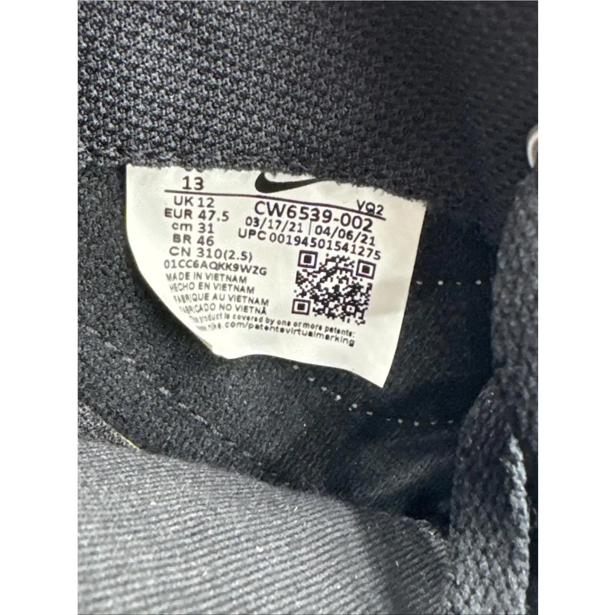 Nike shoes - Nike-Court Legacy Cnvs - Legacy Cnvs - CW6539 002 - Black (UPC: 0194501541275) 5