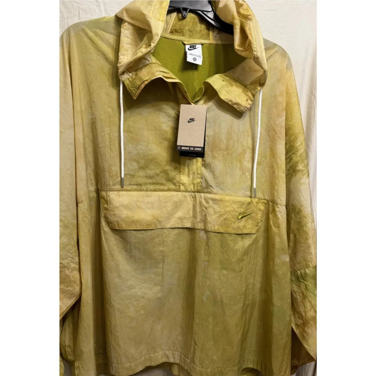 Nike Women’s Sportswear Woven Wave Dye Pullover Jacket DV7936-390 Size 3XL