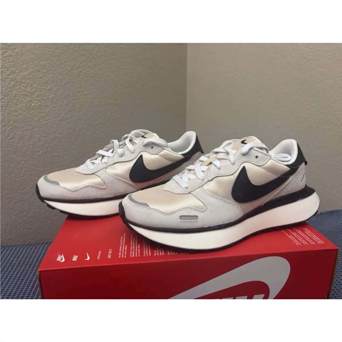 Nike shoes - Nike Phoenix Waffle - Phoenix Waffle - FD2196-100 - Summit White, Black, Sand Drift, Sail 0