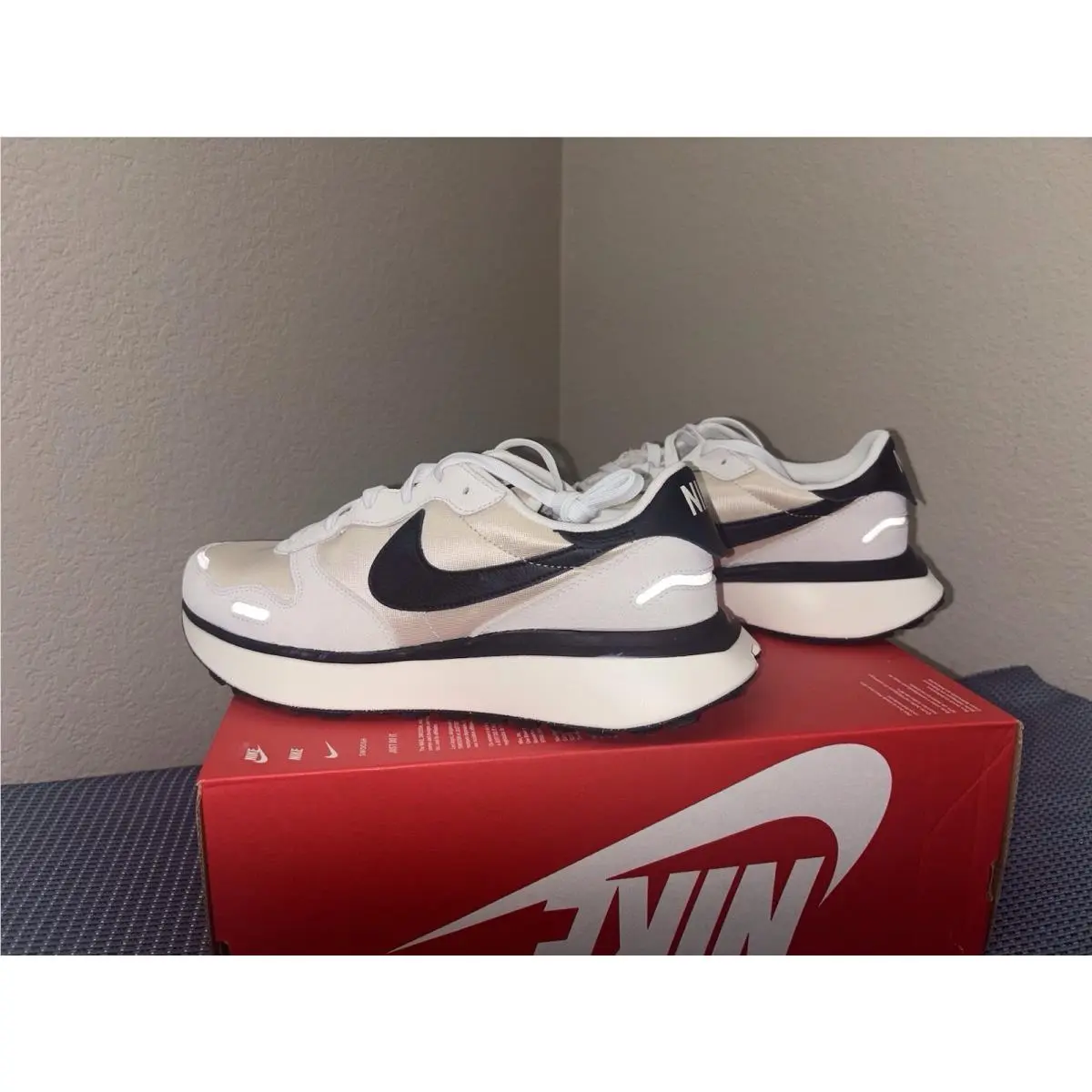Nike shoes - Nike Phoenix Waffle - Phoenix Waffle - FD2196-100 - Summit White, Black, Sand Drift, Sail 5