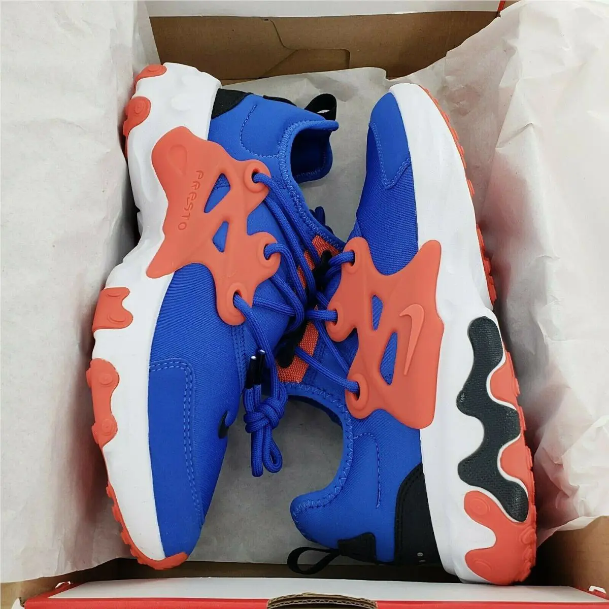 Nike shoes - Nike React Presto - React Presto - BQ4002 401 - Multicolor, Manufacturer: Hyper Royal/Black-Cosmic Clay 2