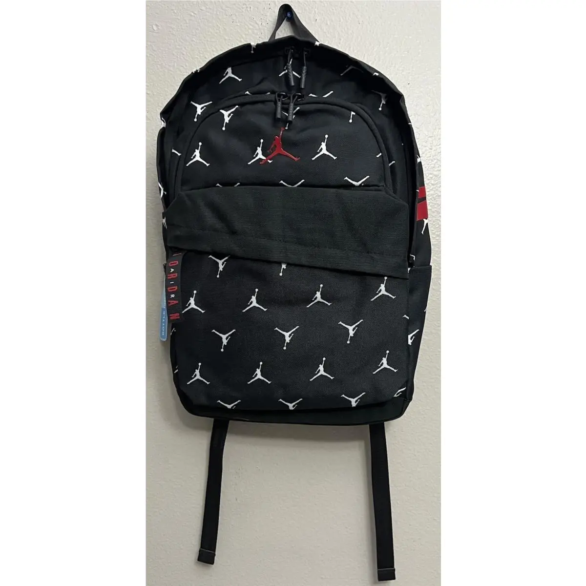 Nike Air Jordan Air Patrol All Over Print Backpack Bag Black 9A0172 W0G