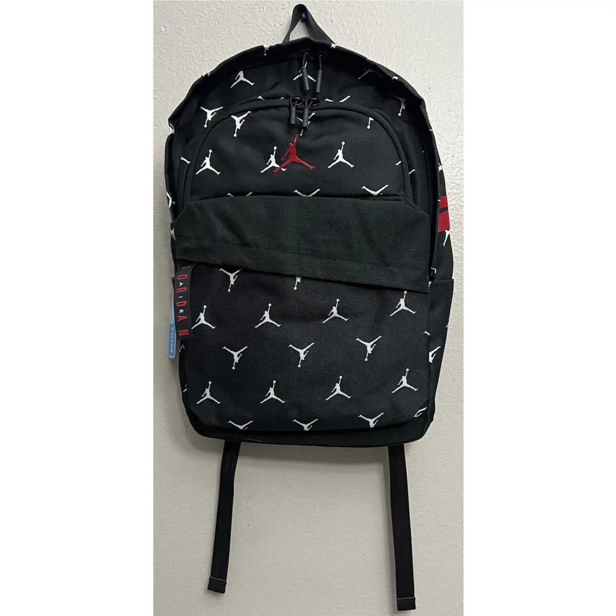 Nike Air Jordan Air Patrol All Over Print Backpack Bag Black 9A0172 W0G