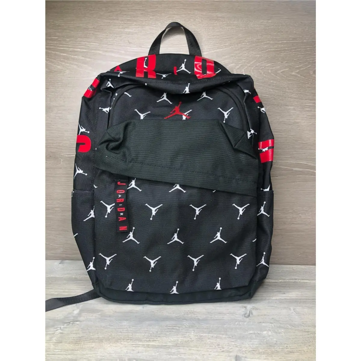 Nike Air Jordan Air Patrol Backpack Jumpman Unisex L Bag Black 9A0172 W0G