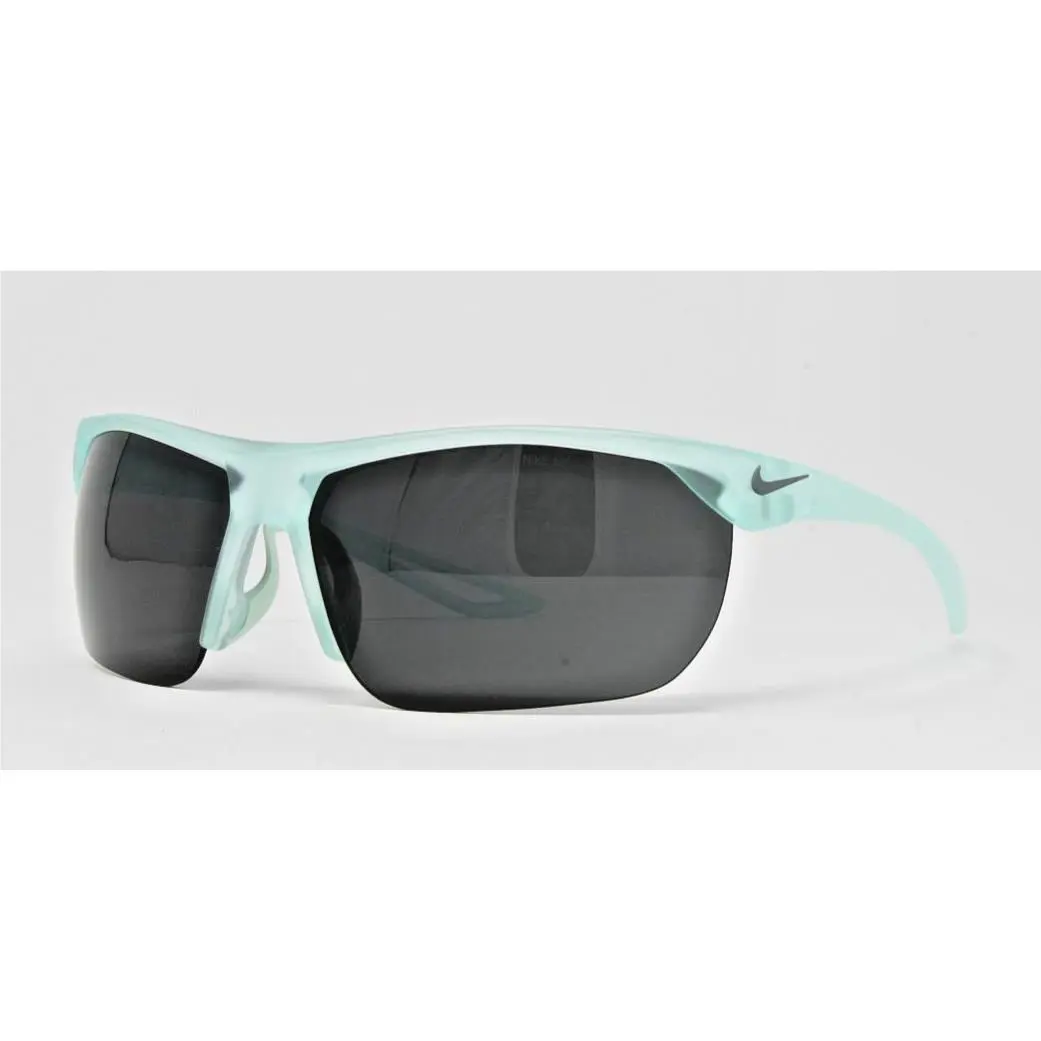Nike Sunglasses Trainer S Men`s Wrap Plastic Matte Igloo 63mm EV1063-310